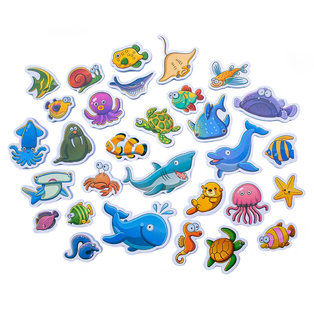 FiZZLeS Marine Animal Sticky Bath Foam Critters (30 pieces)