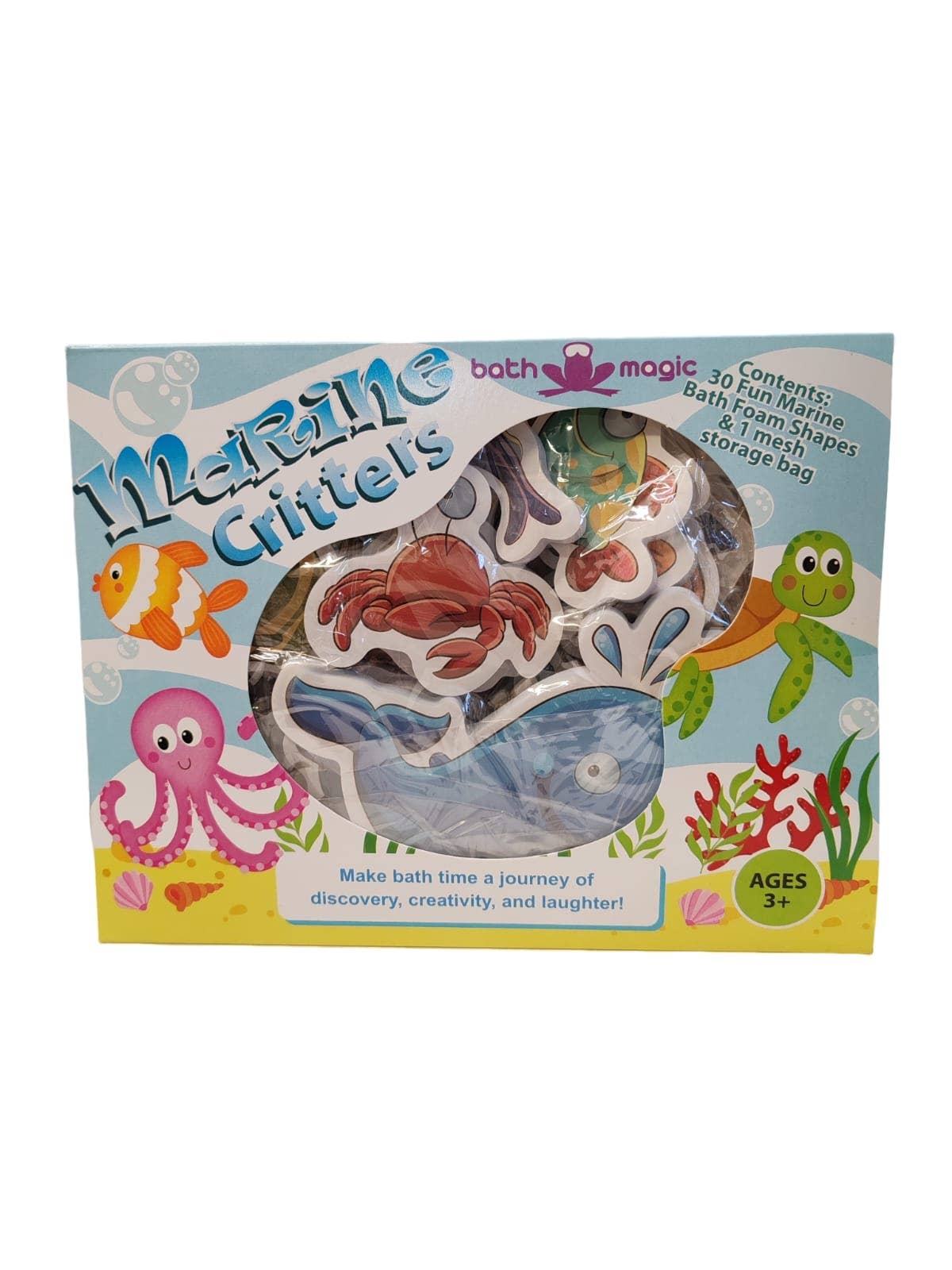 FiZZLeS Marine Animal Sticky Bath Foam Critters (30 pieces)