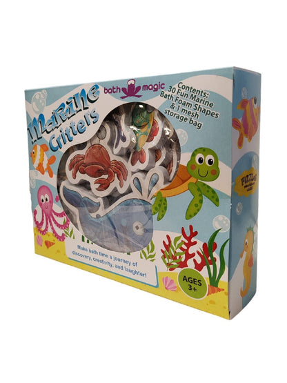 FiZZLeS Marine Animal Sticky Bath Foam Critters (30 pieces)