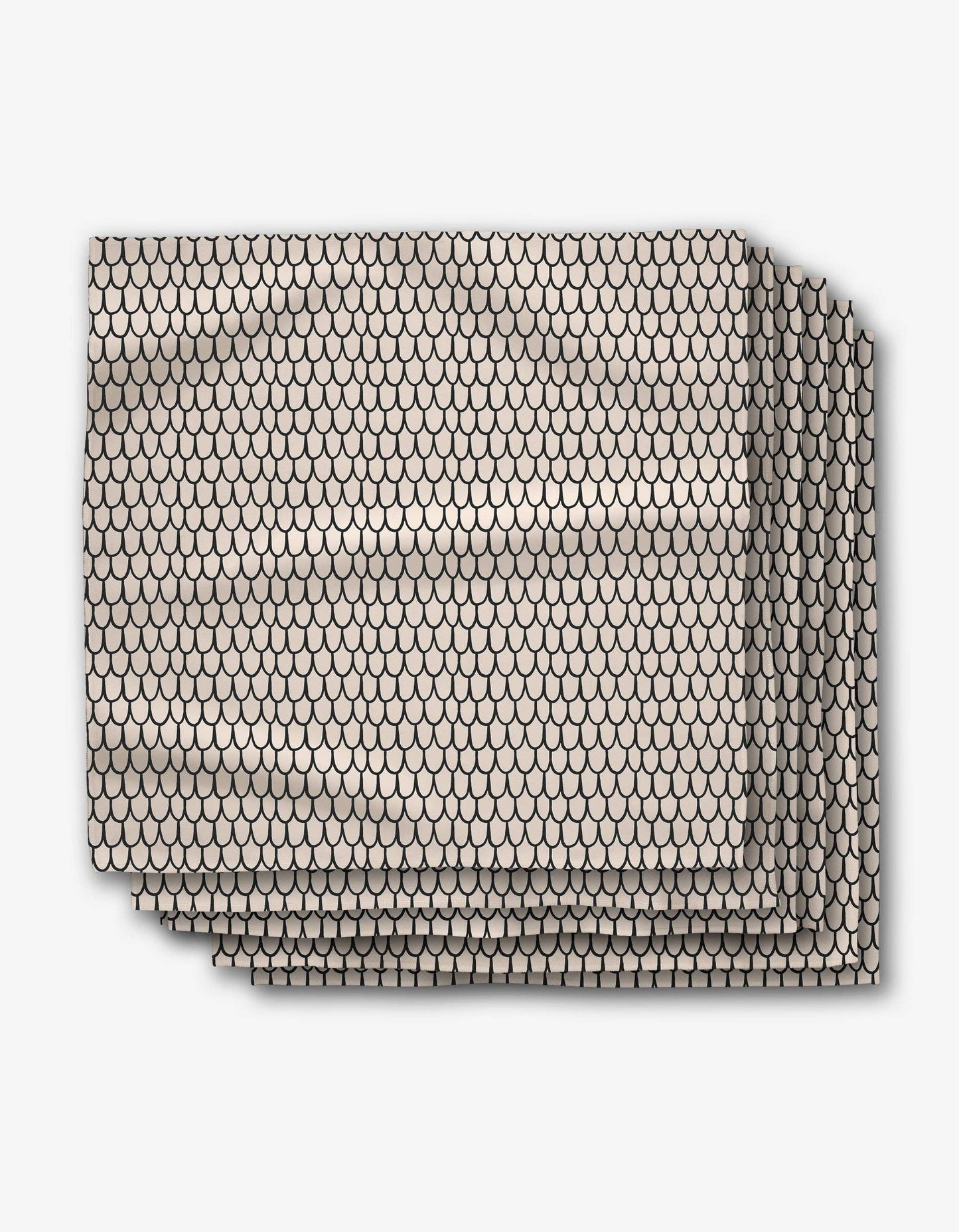 Fish Scale Scribble Dinner Napkin Set