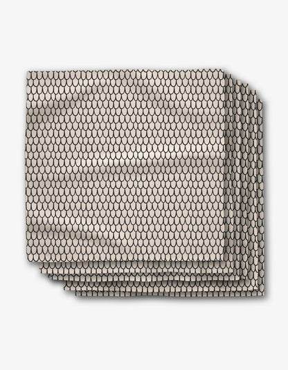 Fish Scale Scribble Dinner Napkin Set