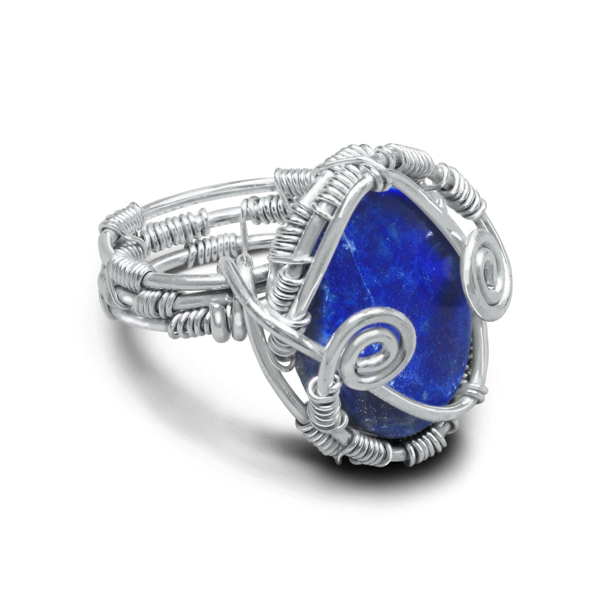 Wire Wrapped Gemstone Rings – Copper, Gold, Silver & Black Rhodium | Handmade | Wholesale Bundles