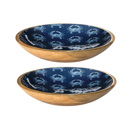 Blue Crab Shallow Bowl (10" in Pack of 2) 5-06-B PREORDER