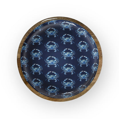 Blue Crab Round Trays (10" in Pack of 2) 7-06-B PREORDER