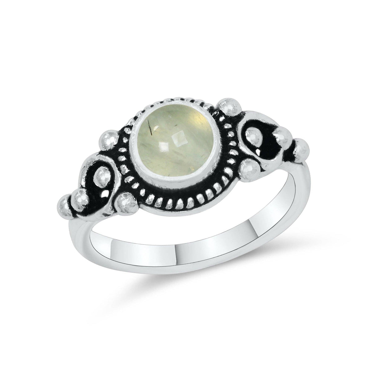 Dainty Stacking Rings – Silver-Plated, Assorted Natural Crystals, Boho Style | Wholesale