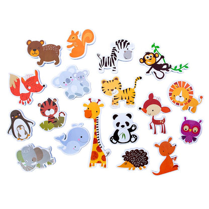 FiZZLeS Wild Animal Sticky Bath Foam Critters (18 pieces)