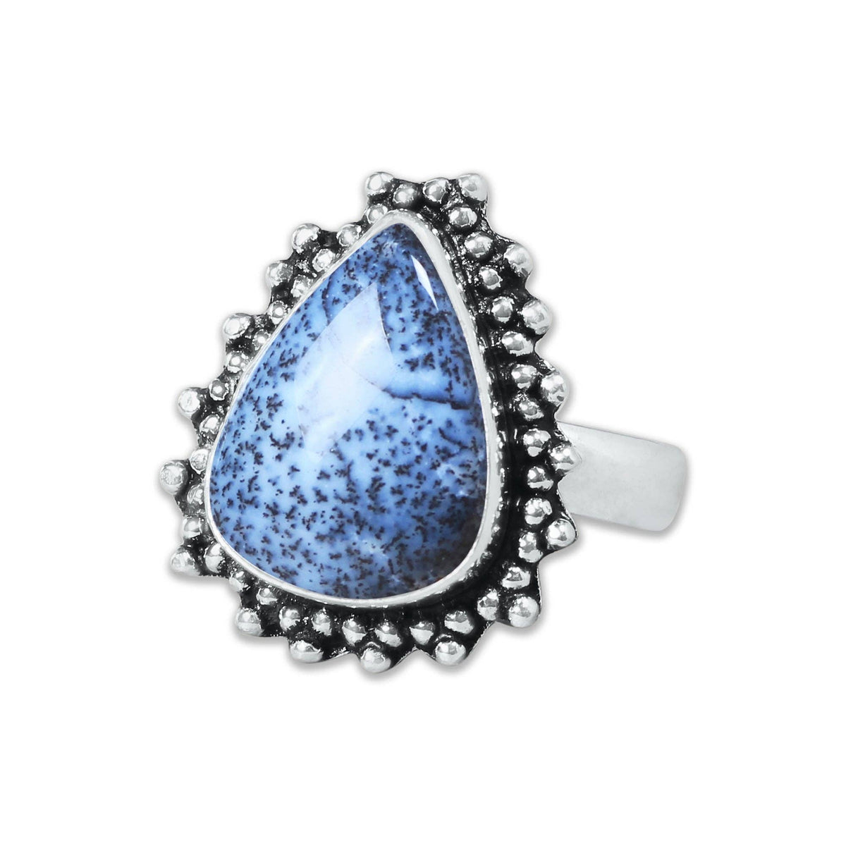 Dendrite Opal Rings – Silver-Plated, Handmade, Fern-Pattern Boho Designs (US Sizes 6–10, Non-Adjustable) | Wholesale