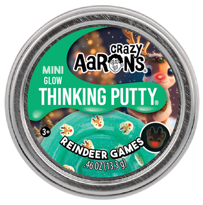 Mini Reindeer Games - 2" Thinking Putty Tin